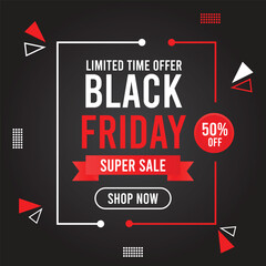 Black Friday Social media template 