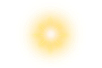 Glowing light effcts isolated on transparent background. Sun flare light overlays. Glow starlight with flare, glowing star PNG. Sparks and bright sparkles effect. Events decoration design elements
