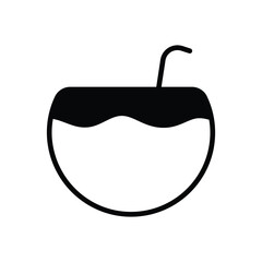 Coconut vector icon
