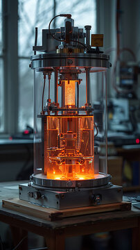 Carnot engine experiment Discuss setup involving working substance undergoing reversible adiabatic isothermal processes illustrating the principles of thermodynamic cycles