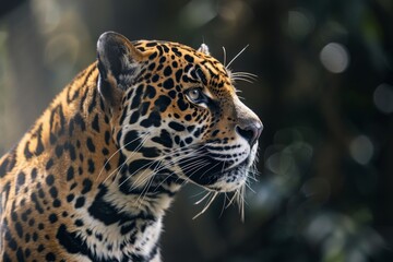 Obraz premium A series of captivating wildlife photographs, each depicting the untamed beauty and grace of animals in their natural habitats. 