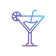 Cocktail vector icon