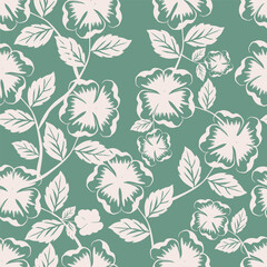 beautiful ditsy floral seamless background