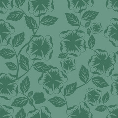Amazing seamless floral pattern with bright colorful small flowers.