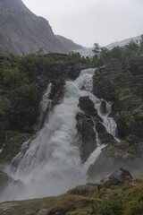 Briksdal Glacier, Norway. Briksdalsbreen is part of the Jostedal Glacier National Park