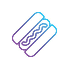 Hot Dog vector icon