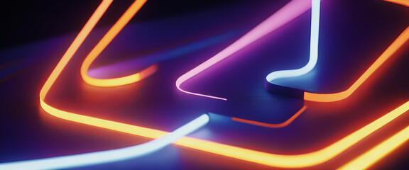 illustrazione con elementi geometrici a tema astratto surreale