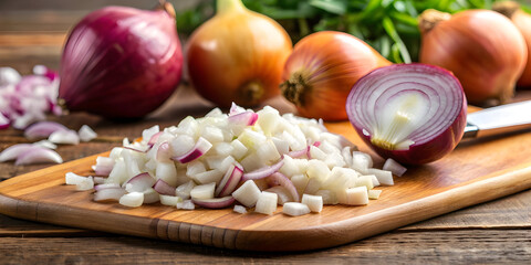 chopped onions