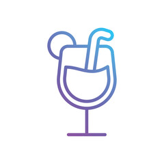 Tropical Drink vector icon
