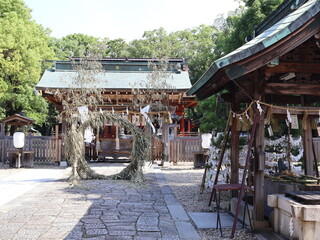 伊賀八幡宮、茅の輪くぐり
