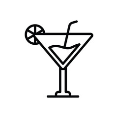 Cocktail vector icon