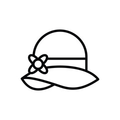 Straw Hat vector icon