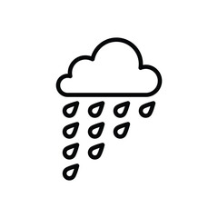Rain vector icon