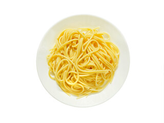 Cooked spaghetti pasta