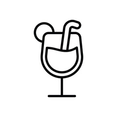 Tropical Drink vector icon