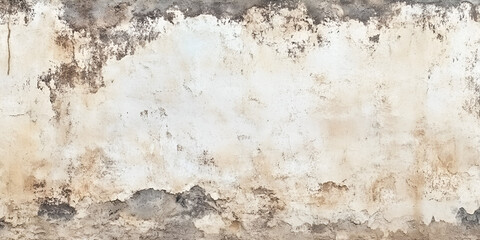 Obraz premium Close-Up of Cracked White Wall with Peeling Paint