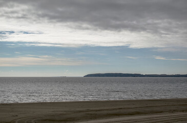 The bank of the Kama River in Tatarstan in early autumn
