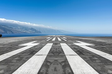 Urlaubsfeeling auf den wundersch&ouml;nen Atlantikinsel Madeira bei Santa Cruz - Portugal. Beautiful simple AI generated image in 4K, unique.