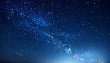 horizontal background of the night starry sky