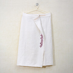bathrobe after bath dress cover ladies white background all color 