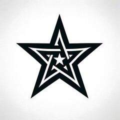Obraz premium Star vector icon symbol