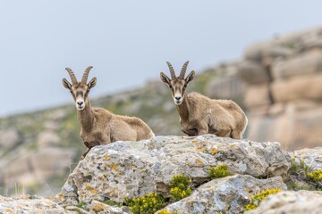 Bergmassiv Geissler-Puéz. Beautiful simple AI generated image in 4K, unique.