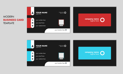 Vector professional business card for your Identity