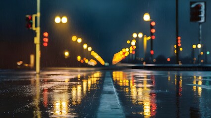 Obraz premium City lights out of focus background