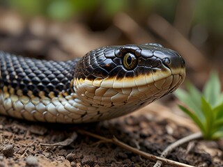 close up of a snake