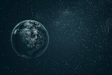 Obraz premium Stylized vintage 3D animation background with mountains, sun and glowing stars. 80s retro futuristic sci-fi seamless loop.. Beautiful simple AI generated image in 4K, unique.