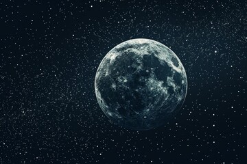 Obraz premium Polygons and intricated lines on a sinthwave universe background - Generative AI image. Beautiful simple AI generated image in 4K, unique.
