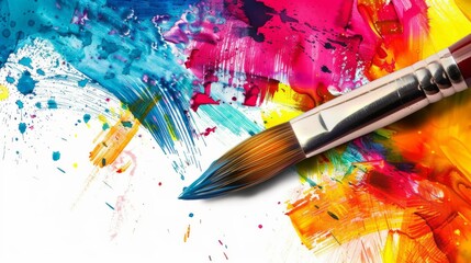Obraz premium brushes and paint