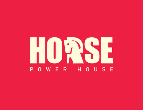 The letter "R" in "HORSE"
