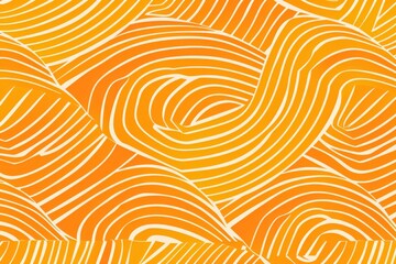 Stylish Asian Cuisine Noodle Pattern - Ramen Pasta Seamless Background for Oriental Menu. Beautiful simple AI generated image in 4K, unique.