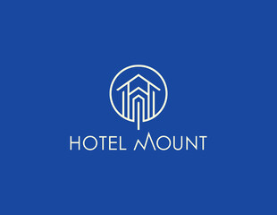 Hotel Mount,Travel and tourism logo