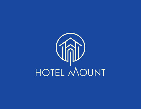 Hotel Mount,Travel and tourism logo