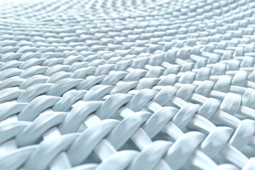 Naklejka premium Close-up woven fabric fiber surface is a wave and shadows on the fabric. Realistic EPS file.. Beautiful simple AI generated image in 4K, unique.