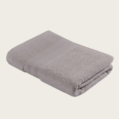 Bath towel isolated all side open and close all color white background 