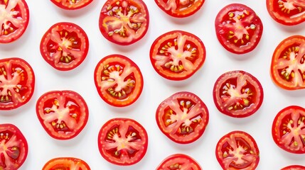 pattern of tomato slice of tomato 