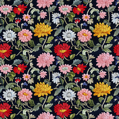 peranakan, seamless pattern, peranakan singapore, culture, heritage, embroidery, tradition, batik, sarong, kebaya, nonya, baba, nyonya, repeating pattern