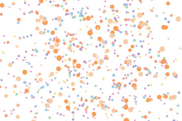 Light multicolor background, colorful vector texture with circles. Splash effect banner. Glitter silver dot abstract illustration with blurred drops of rain. Pattern for web page, banner,poster, card