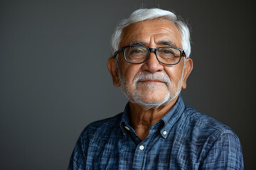 Portrait of a Successful 65-Year-Old Entrepreneur