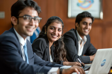 Collaborative Analytics, Indian Business Team at Work