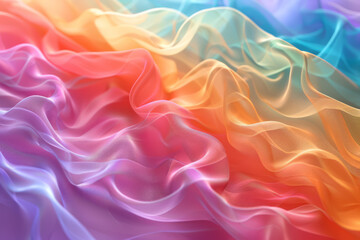 Obraz premium Colorful Illusion, Abstract Rainbow Texture