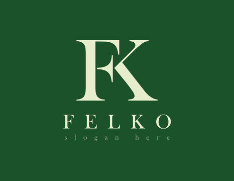 letters "F" and "K", Logo FELKO