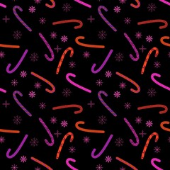 Christmas candy seamless sugar pattern for wrapping paper and fabrics and linens