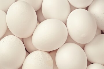 Close-up image of chicken eggs neatly arranged in a carton. The eggs are brown and white.. Beautiful simple AI generated image in 4K, unique.