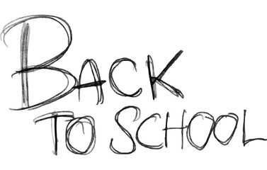 Back to school pencil. Modern Lettering font. Calligraphy script. Expressive Fancy Hand written typeface. Education and online learning. 