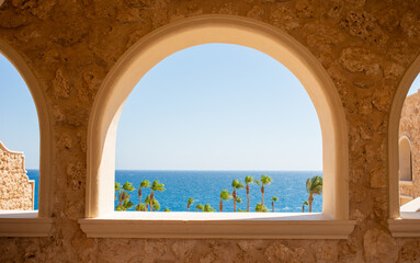 beautiful view sahl hasheesh egypt for summer sea background