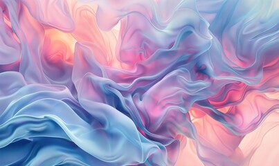 Obraz premium abstract wave background with smooth gradients bright colors dynamic elegant modern Generate AI